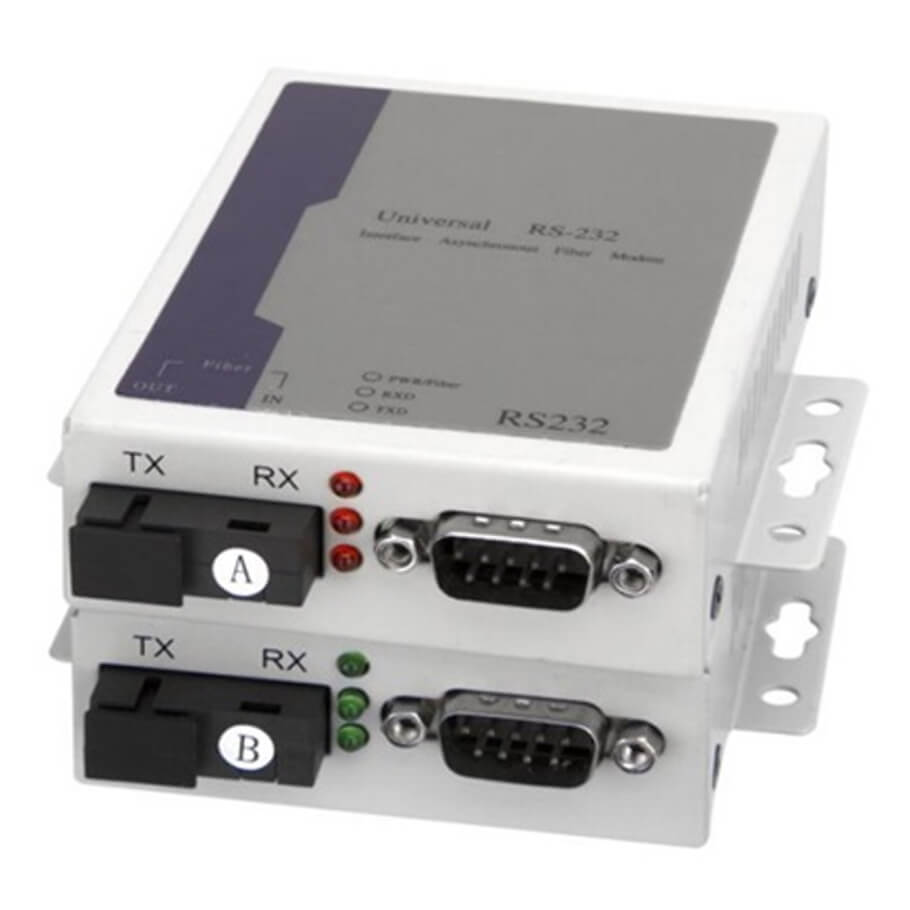 RS232 Fiber Converter/Modem GNET G-D2-SC20A/B